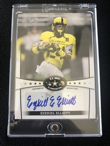 Ezekiel Elliott 2013 Leaf U.S. Army All-American Bowl Auto Rookie