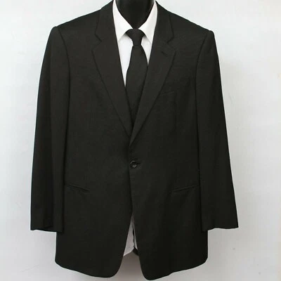 Abrigo deportivo Armani Collezioni Saks Fifth Avenue negro estampado sin ventilación para hombre 42 R Foto 1 de 4