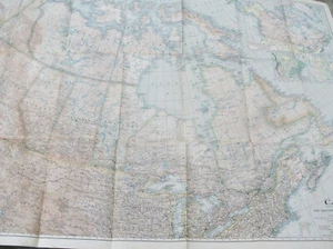 Mapa de National Geographic de Canadá 1936 - Imagen 1 de 6