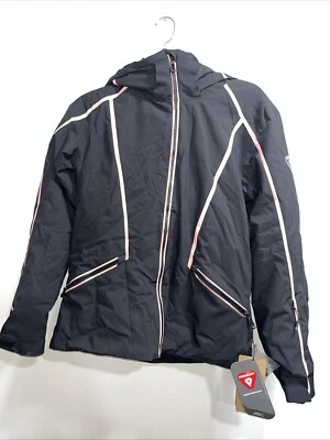 Rossignol Flat hooded ski jacket Size Medium Black NWT - Image 1 of 4