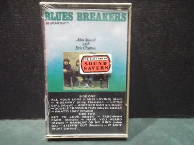 JOHN MAYALL & ERIC CLAPTON Blues Breakers SEALED Cassette London 800-086-4 R-1 - Image 1 of 3
