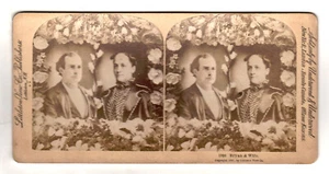 William Jennings Bryan and Wife Mary Baird Bryan, 1897, stereoview #1920 - Picture 1 of 1