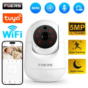Tuya Smart 5MP Mini Wireless WiFi IP Camera Home Security CCTV IR Night Vision - Picture 1 of 6