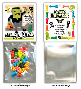 Halloween Candy Penis FRANK N' DICK ADULT Party Favor Gift  BULK TRICK OR TREAT
