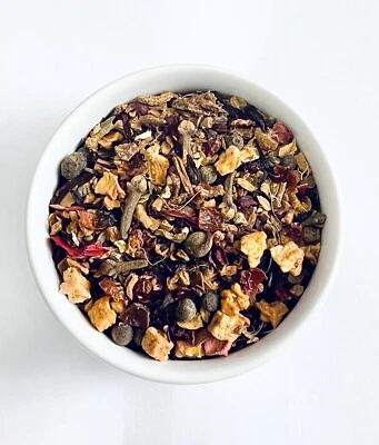 Repuesto de sidra de granada Teavana | Sidra especiada | 8 oz | Té de hojas sueltas Foto 1 de 3