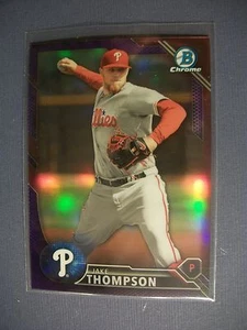 JAKE THOMPSON 2016 Bowman Chrome Prospects Purple Refractor BCP107 #d /250 Phils - Picture 1 of 1
