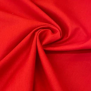 909. Plain Red 100% Cotton Fabric. Price per 1/2 metre - Picture 1 of 1