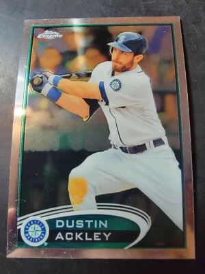 2012 Topps Chrome Baseball #107 Dustin Ackley  - Image 1 of 2