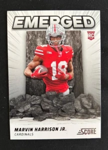 Marvin Harrison Jr. 2024 Score Emerged Rookie RC Ohio State Buckeyes, HOT STAR - Imagen 1 de 2
