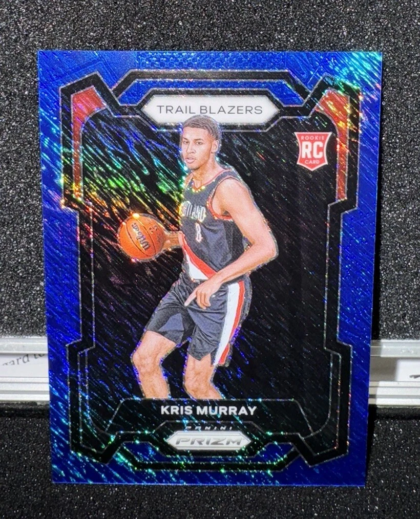 2023-24 Panini Prizm 142 Kris Murray Rookie BLUE SHIMMER FOTL /35 🔥