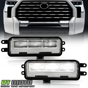 For 2022-2024 Toyota Tundra Bumper LED Fog Lights Driving Lamps Pair Left+Right - Picture 1 of 7