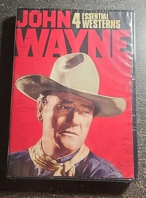 John Wayne 4 Essential Westerns 4-Disc Set,True Grit+3(New/Sealed DVD) - Image 1 of 2