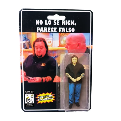"No sé, Rick, esta figura parece falsa" ~ CHUMLEE personalizado ~ Meme de estrellas de peón Foto 1 de 4