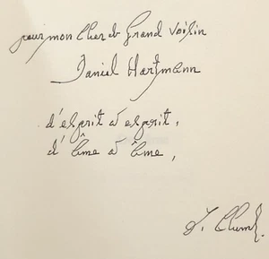 ENVOI dédicace FRANCOIS CHENG : De l'âme - Picture 1 of 3