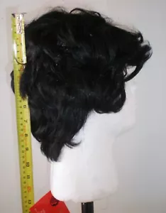 Lacey Costume Wig of New York Wig Short Wavy Black Unisex Men/Women - Picture 1 of 6
