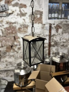 Antik Retro Vintage Industriell Metall Wandleuchte Wand Lampe Wand Glas schwarz  - Bild 1 von 4