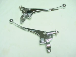 NEW TRIUMPH BSA LATE 60'S TO 70'S CLUTCH AND BRAKE LEVER ASSEMBLIES 60-2072/4 - Picture 1 of 3