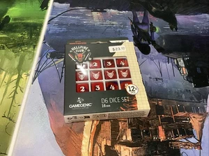 Stranger Things Hellfire Club Hellfire Club D6 Würfel Set 12x 16mm Gamegenic - Bild 1 von 2