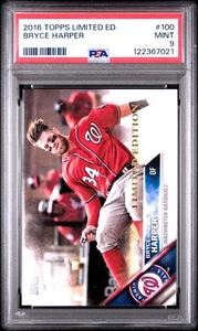 BRYCE HARPER 2016 TOPPS Limited PSA 9 - Picture 1 of 1