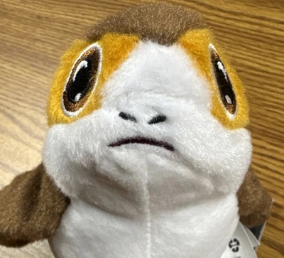 Disney Parks Galaxy’s Edge Star Wars Porg Magnetic Shoulder Plush 5” Adorable! - Image 1 of 4