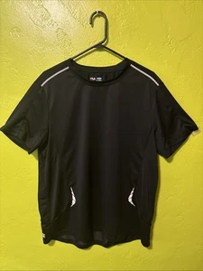Fila Sport Running Black XL Short Sleeve Activewear Shirt - Picture 1 of 16
