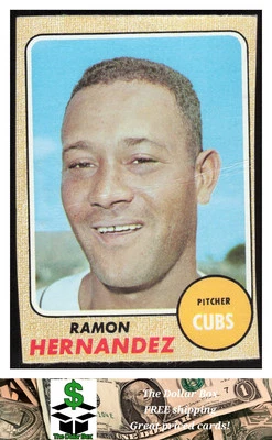 1968 Topps #382 Ramon Hernandez - Chicago Cubs - Image 1 of 2