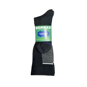 NWT Bombas Socks Unisex Large Black Compression 20-30mmHg Supportive - Picture 1 of 1