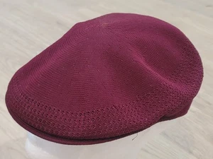 Kangol Men's Burgundy Tropicap Solid Fabric Sun Blocking Hat Size S/M - Picture 1 of 7