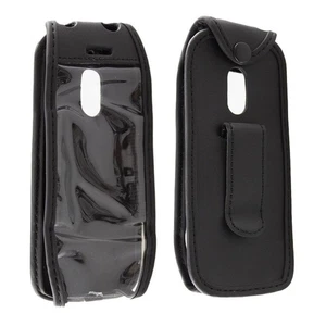 caseroxx Leather-Case with belt clip for Nokia 225 4G (2020) in black made of ge - Picture 1 of 9