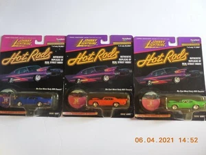 3 Johnny Lightning Limited Edition Hot Rods  GOIN GOAT Nos 3, 19, 26 - new - Picture 1 of 6