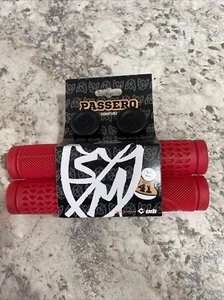 S&M BMX bike Grips PASSERO Black Flangeless FIT SE GT HARO Fly Kink Sunday NEW - Picture 1 of 6