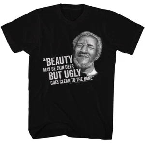 Sanford & Son Funny 70's TV Show Ugly Goes Clear To The Bone Men's T Shirt - Picture 1 of 5