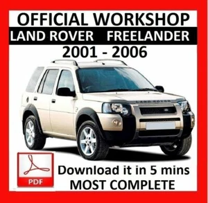 OFFICINA UFFICIALE Manuale Servizio Riparazione LAND ROVER FREELANDER 2001 - 2006 - Foto 1 di 5
