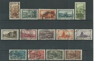 1926 GERMANIA OCCUPAZIONI SARRE - SAAR VEDUTE 14 V USATI MF27697 - Picture 1 of 1
