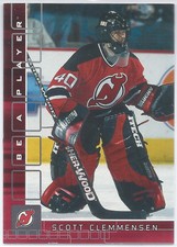 2001-02 Be A Player Memorabilia SCOTT CLEMMENSEN New Jersey Devils RUBY SP #/200