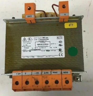 C.E. Transformador monofásico S.P.A. OCM0400809398 *Envío rápido* ¡Garantía! Foto 1 de 2