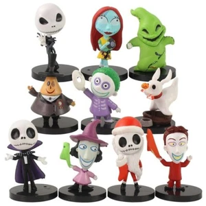 10-teiliges Nightmare Before Christmas Spielset 10-stellig Kuchenaufleger SCHNELLER VERSAND Spielzeug Set - Bild 1 von 6