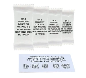 Micro Bag Tyvek, Gel di Silice, Antiumidità, Made in Italy (50pz, 2g) - Foto 1 di 9