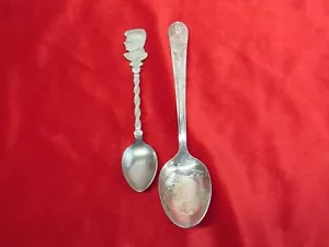 Lot Of 2 Vintage John F. Kennedy Souvenir Spoons. - Picture 1 of 7