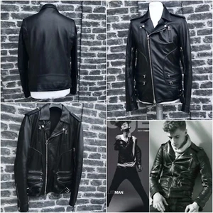 Iconic & Gorgeous Balmain AW10 Leather Lambskin Biker Jacket - Picture 1 of 12