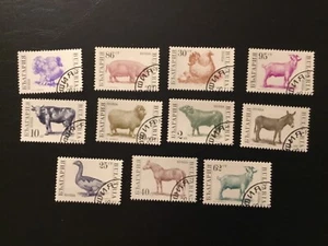ICOLLECTZONE BULGARIA 3581-91 Complete Farm Animals Set VF used - Picture 1 of 1