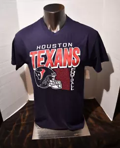 Camiseta de fútbol americano NFL HOUSTON TEXANS para hombre talla grande nueva sin etiquetas azul marino TEXANS - Imagen 1 de 4