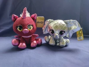 Gund P.Lushes Pets Vera Von Cord and Ella L'Phante 8" plushes (Lot of 2) - Picture 1 of 8