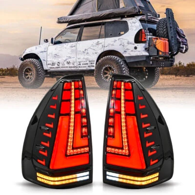 Luz trasera LED apta para Toyota Land Cruiser Prado LC120 2003-2009 lámpara trasera humo Foto 1 de 4