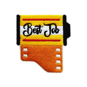 Camera Film Roll Patch Embroidered Iron-On Photographer 3.15" - Picture 1 of 7
