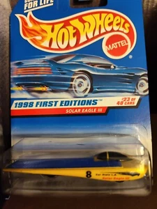 1998 Hot Wheels #650 First Editions - Solar Eagle III - 23 of 40- #18842 - DD6 - Picture 1 of 5