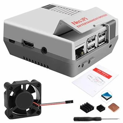 Raspberry Pi 3b+ Case Raspberry Pi Case With Fan Retro Gaming Nes3pi Case  - Image 1 of 4