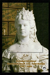 HUNGARY-2002.Commemorative Sheet-135th anniv. of the Coronation Queen Elizabeth - Picture 1 of 1
