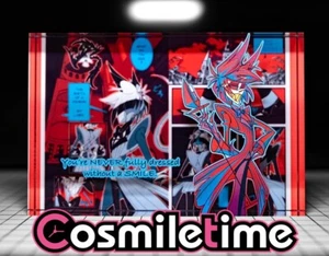 Hazbin Hotel Alastor Lucifer Acrylic Standee Desktop Acrylic Brick Cosplay YZ - Picture 1 of 6