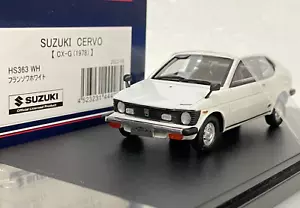 po 1:43 HI STORY HS363WH Suzuki Cervo CX-G 1978 White scale resin model car - Picture 1 of 12